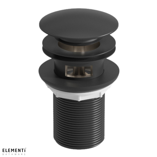 Basin Clicker Waste 32mm with Overflow - 5 Colour Options