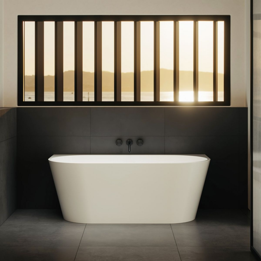 Tondo Back To Wall Bath - 3 Size Options