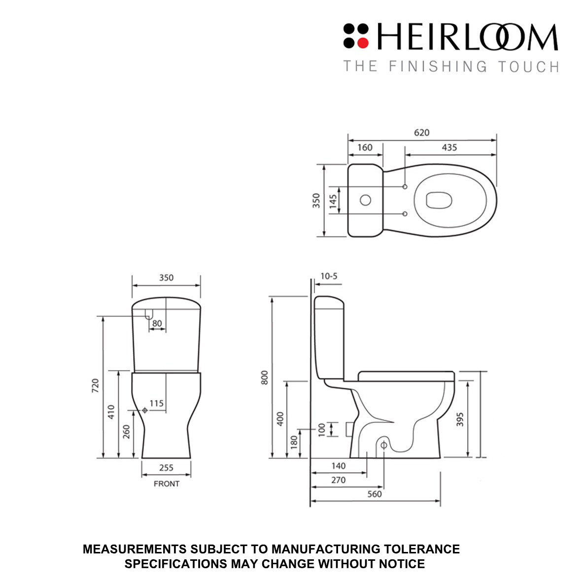 Centro Close Coupled Toilet Suite