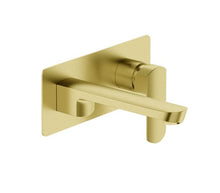 Load image into Gallery viewer, ELEMENTI ION WALL MOUNTED BASIN MIXER - BRUSHED BRASS

