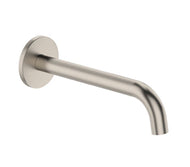 ELEMENTI UNO CURVED BATH SPOUT - BRUSHED NICKEL