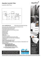 Load image into Gallery viewer, AQUATICA LAUNDRY TUB 460MM, DOOR MODEL WITH PULLOUT SPRAY
