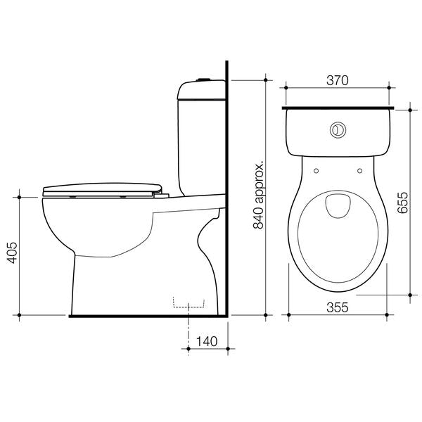 Origin Close Coupled Rimless Suite