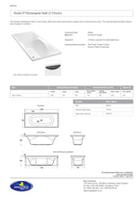 Load image into Gallery viewer, ENGLEFIELD STUDIO II SYMMETRICAL RECTANGULAR BATH - 1800MMx760MM
