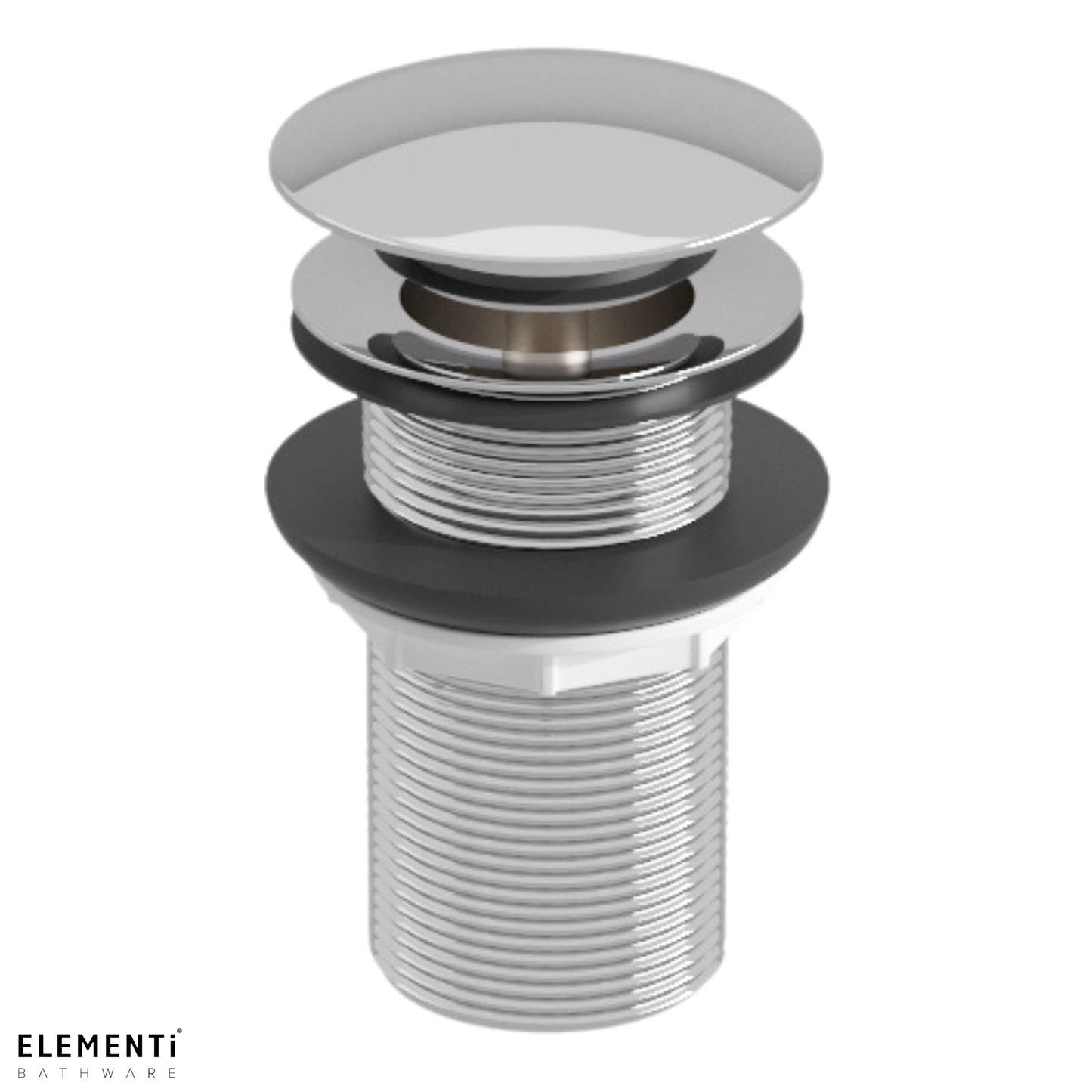 Basin Clicker Waste 32mm No Overflow - 5 Colour Options