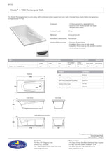 Load image into Gallery viewer, ENGLEFIELD STUDIO II RECTANGULAR BATH - 1800MMx760MM
