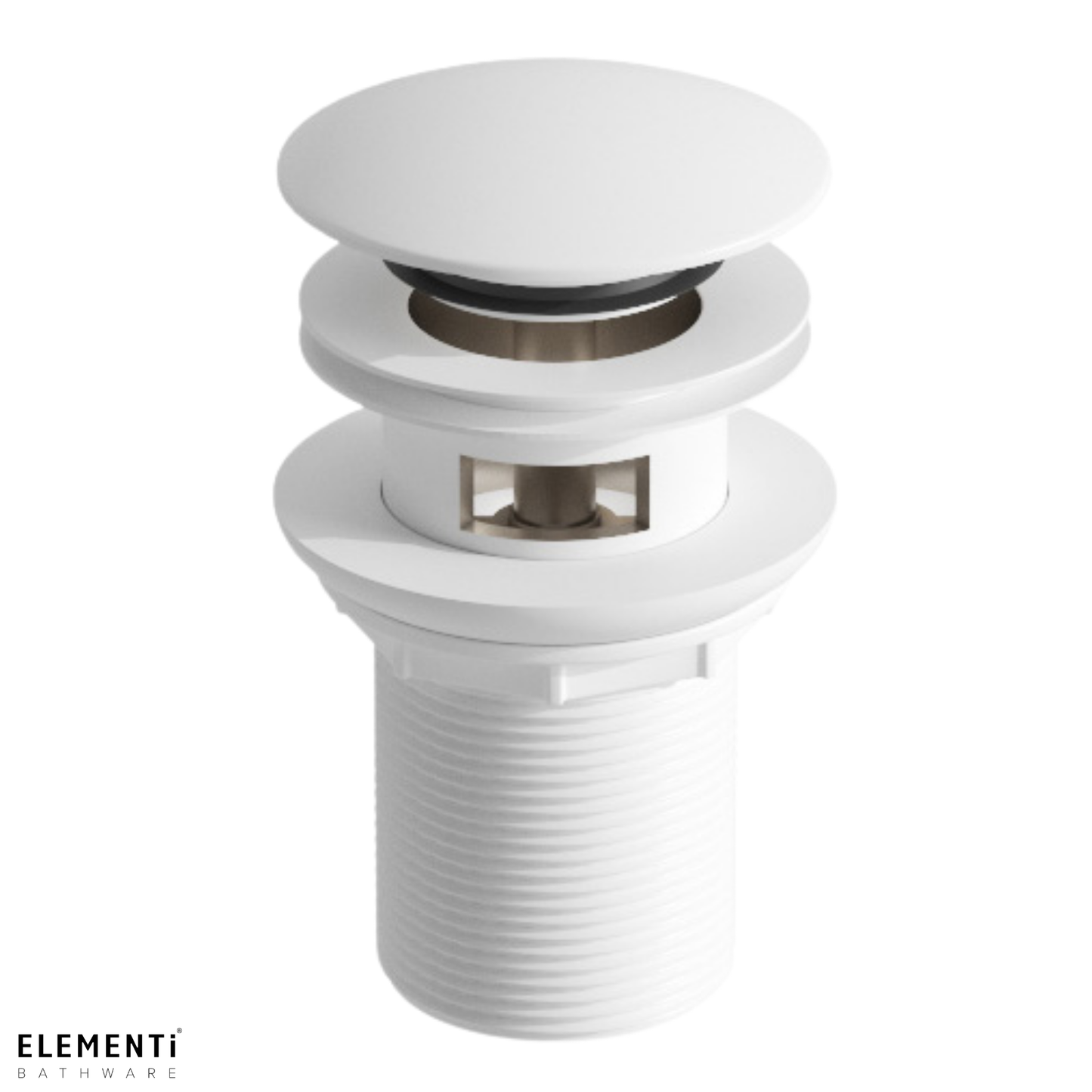 Basin Clicker Waste 32mm with Overflow - 5 Colour Options