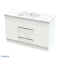 Pacific Double Drawer Floor Standing Vanity - 4 Size & 3 Colour Options