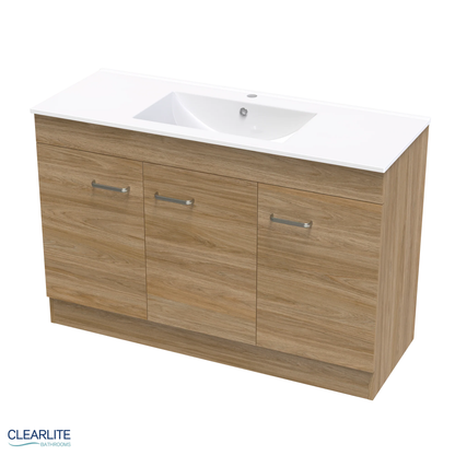 Pacific Door Only Floor Standing Vanity - 4 Size & 3 Colour Options