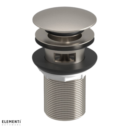 Basin Clicker Waste 32mm with Overflow - 5 Colour Options