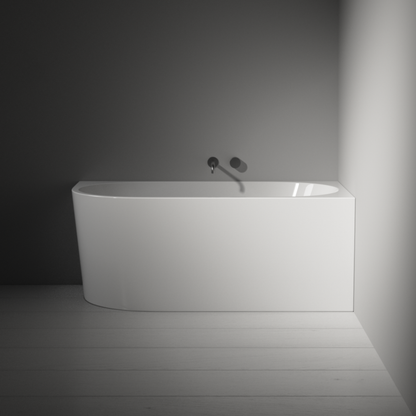Tondo Back To Wall Bath (Right Corner) - 3 Size Options