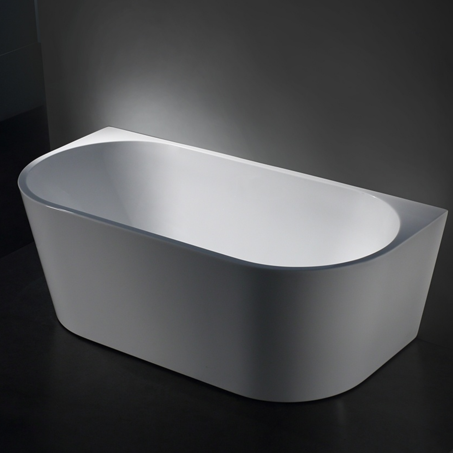 Tondo Back To Wall Bath - 3 Size Options