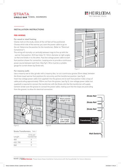 Heirloom Strata 12 Volt Transformer