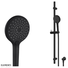 Load image into Gallery viewer, Splash Plus Round Slide Shower 900mm 3 Function - Black
