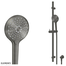 Load image into Gallery viewer, Elementi Splash Plus Round Slide Shower 900mm 3 Function - Gunmetal
