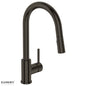 Uno Gooseneck Kitchen Mixer with Pull Out Spray - Gunmetal