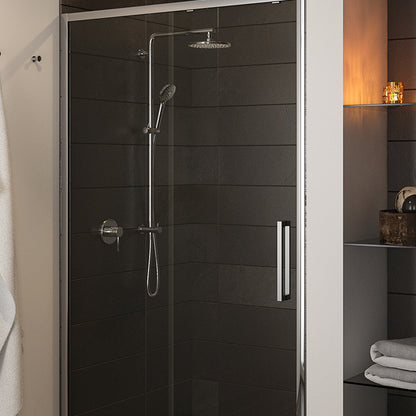 Uno Multi Pressure Shower Mixer - Brushed Nickel