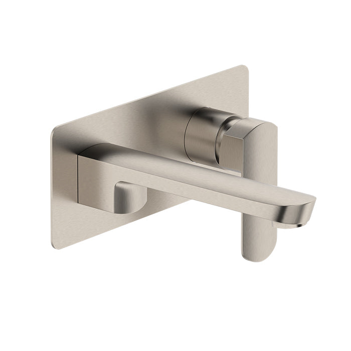 ELEMENTI ION WALL MOUNTED BASIN MIXER - BRUSHED NICKEL