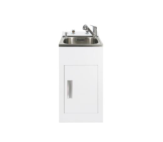 AQUATICA LAUNDRY TUB 460MM, DOOR MODEL WITH PULLOUT SPRAY