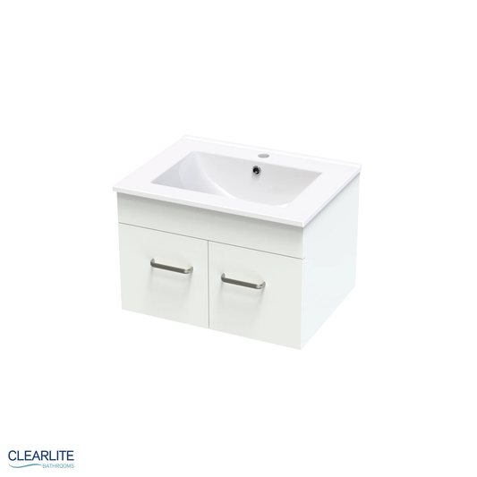 Pacific Door Only Wall Hung Vanity - 4 Sizes / 3 Colour Options