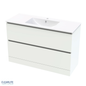 Pacific Rise Double Drawer Floor Standing Vanity - 4 Size & 3 Colour Options