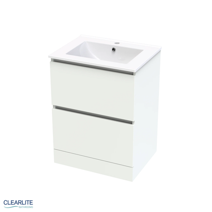 Pacific Rise Double Drawer Floor Standing Vanity - 4 Size & 3 Colour Options