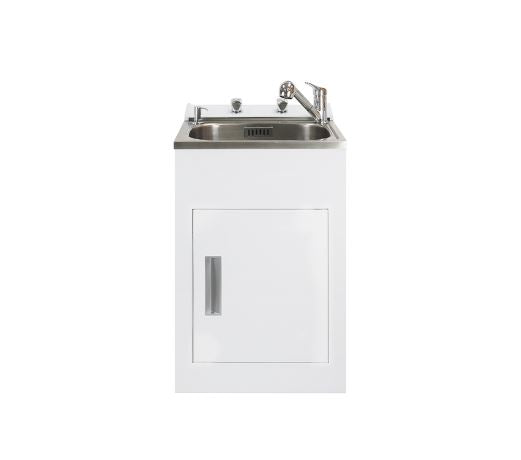AQUATICA LAUNDRY TUB 560MM, DOOR MODEL WITH PULLOUT SPRAY