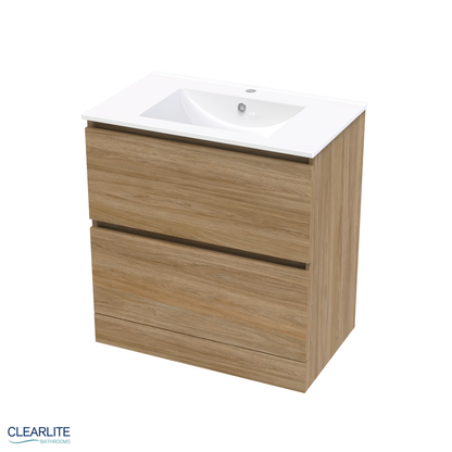 Pacific Rise Double Drawer Floor Standing Vanity - 4 Size & 3 Colour Options