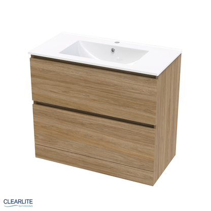Pacific Rise Double Drawer Floor Standing Vanity - 4 Size & 3 Colour Options