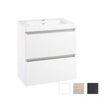 Load image into Gallery viewer, ENGLEFIELD VALENCIA WALL HUNG  600MM DOUBLE DRAWER VANITY - 3 COLOURS
