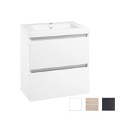 ENGLEFIELD VALENCIA WALL HUNG  600MM DOUBLE DRAWER VANITY - 3 COLOURS