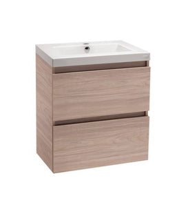 ENGLEFIELD VALENCIA WALL HUNG  600MM DOUBLE DRAWER VANITY - 3 COLOURS