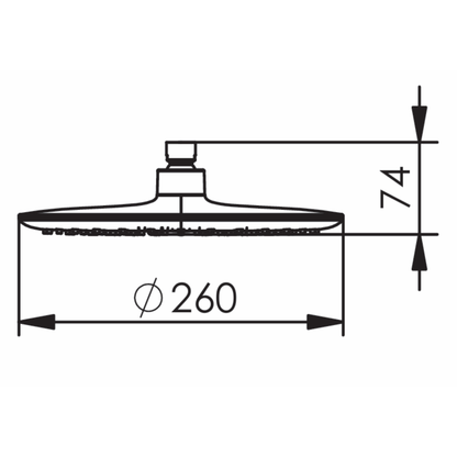Upland Overhead Drencher (No Arm) - 5 Colour Options