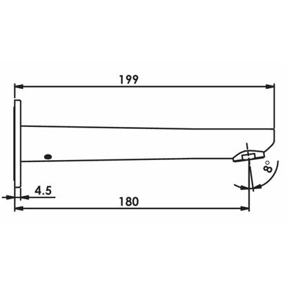 Upland Bath Spout - 5 Colour Options