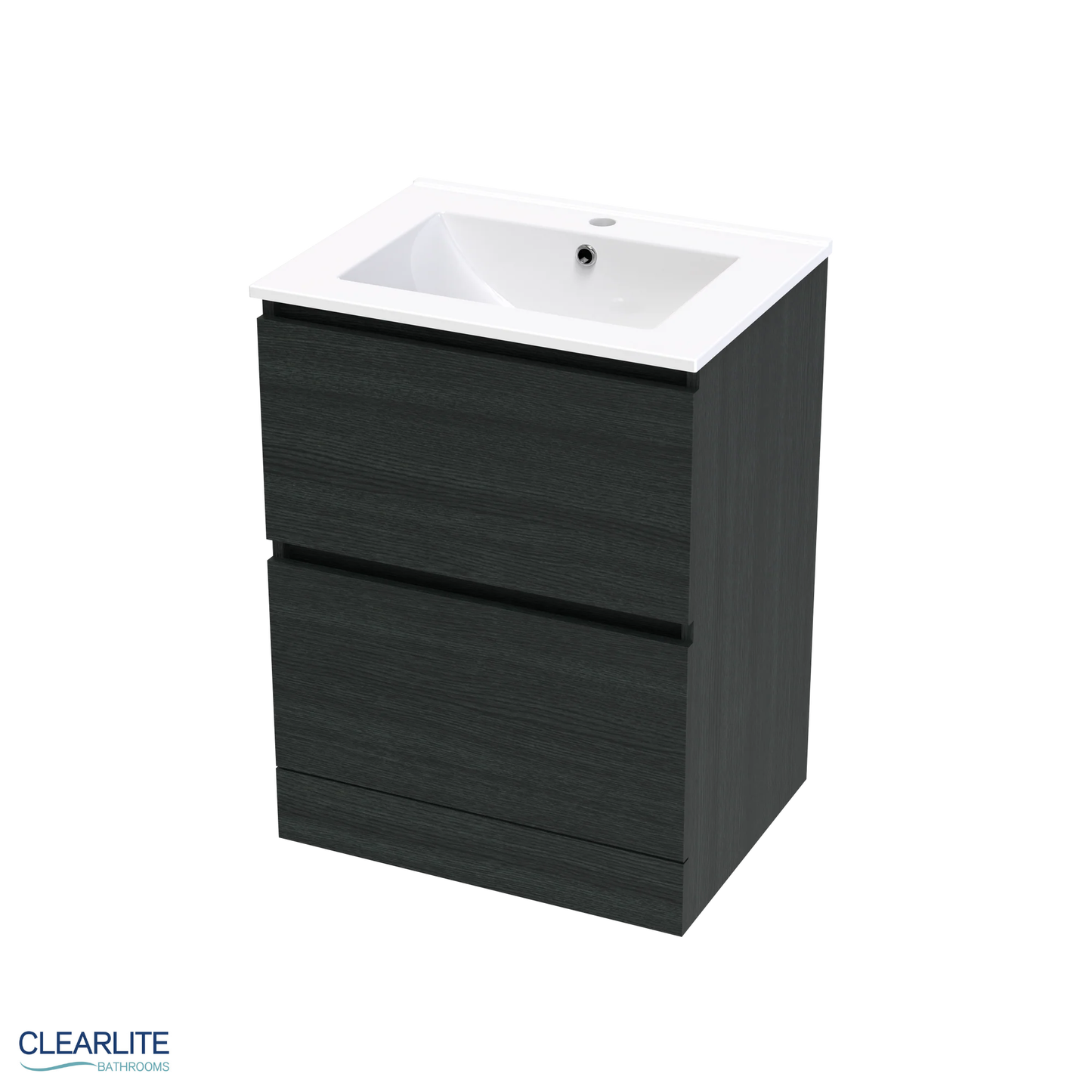 Pacific Rise Double Drawer Floor Standing Vanity - 4 Size & 3 Colour Options