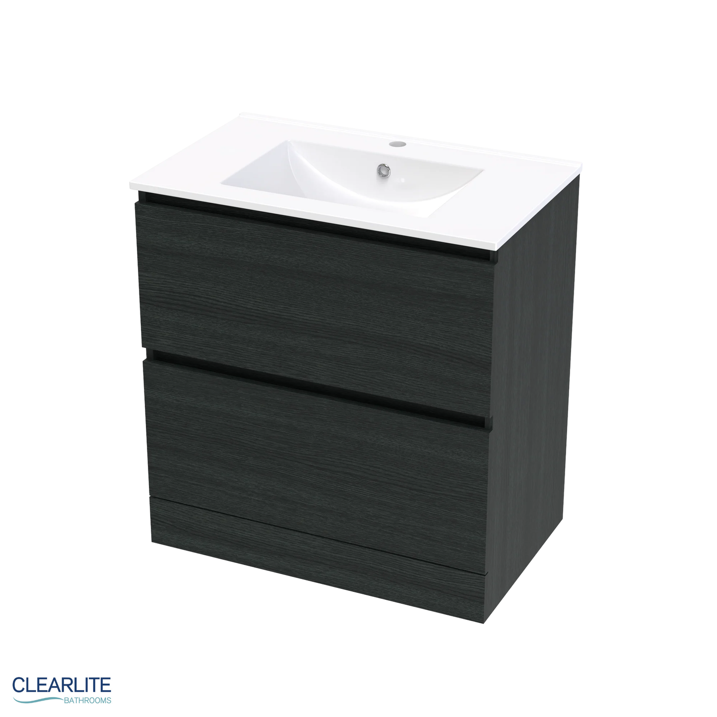 Pacific Rise Double Drawer Floor Standing Vanity - 4 Size & 3 Colour Options