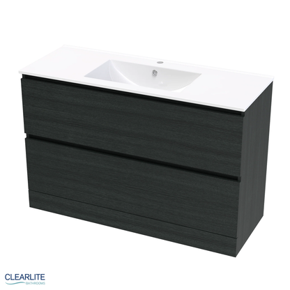 Pacific Rise Double Drawer Floor Standing Vanity - 4 Size & 3 Colour Options
