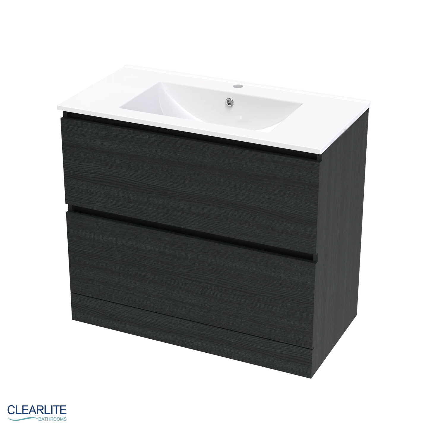 Pacific Rise Double Drawer Floor Standing Vanity - 4 Size & 3 Colour Options