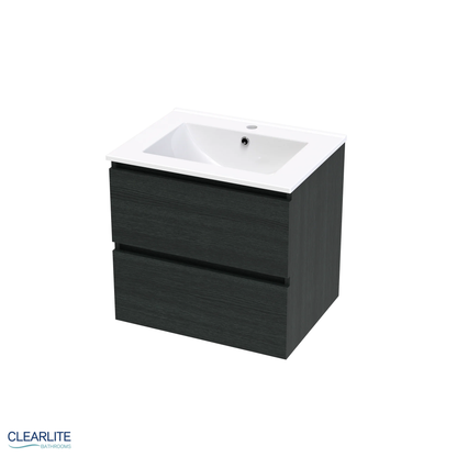 Pacific Rise Double Drawer Wall Hung Vanity - 4 Size & 3 Colour Options