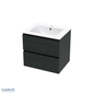 Pacific Rise Double Drawer Wall Hung Vanity - 4 Size & 3 Colour Options