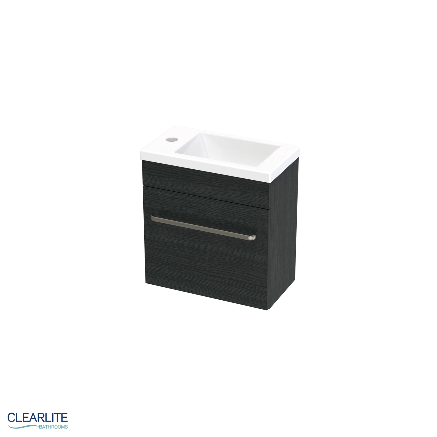 Pacific Hand Basin Wall Hung Vanity 400mm - 3 Colour Options