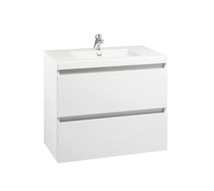 ENGLEFIELD VALENCIA WALL HUNG  750MM DOUBLE DRAWER VANITY - 3 COLOURS