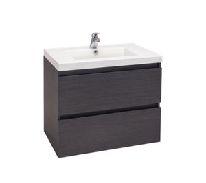 ENGLEFIELD VALENCIA WALL HUNG  750MM DOUBLE DRAWER VANITY - 3 COLOURS