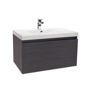 ENGLEFIELD VALENCIA WALL HUNG  750MM SINGLE DRAWER VANITY - 3 COLOURS