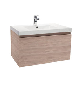 ENGLEFIELD VALENCIA WALL HUNG  750MM SINGLE DRAWER VANITY - 3 COLOURS