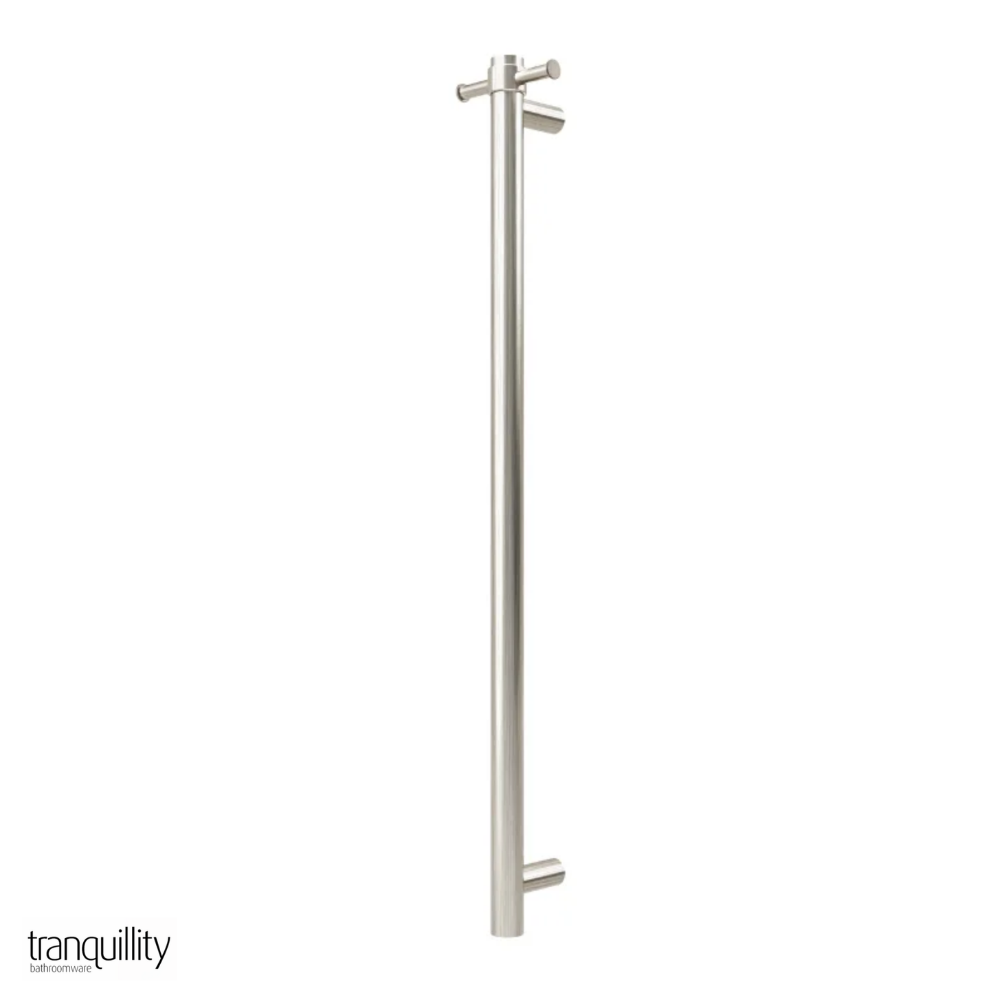 Round Vertical Heated Towel Bar 1000mm - 6 Colour Options