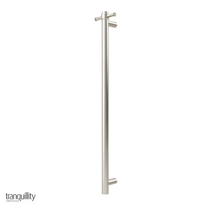 Round Vertical Heated Towel Bar 1000mm - 6 Colour Options