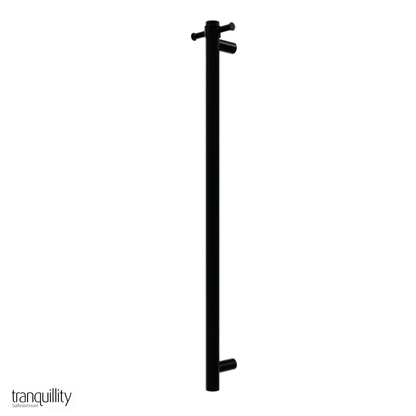 Round Vertical Heated Towel Bar 1000mm - 6 Colour Options