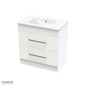 Pacific Double Drawer Floor Standing Vanity - 4 Size & 3 Colour Options