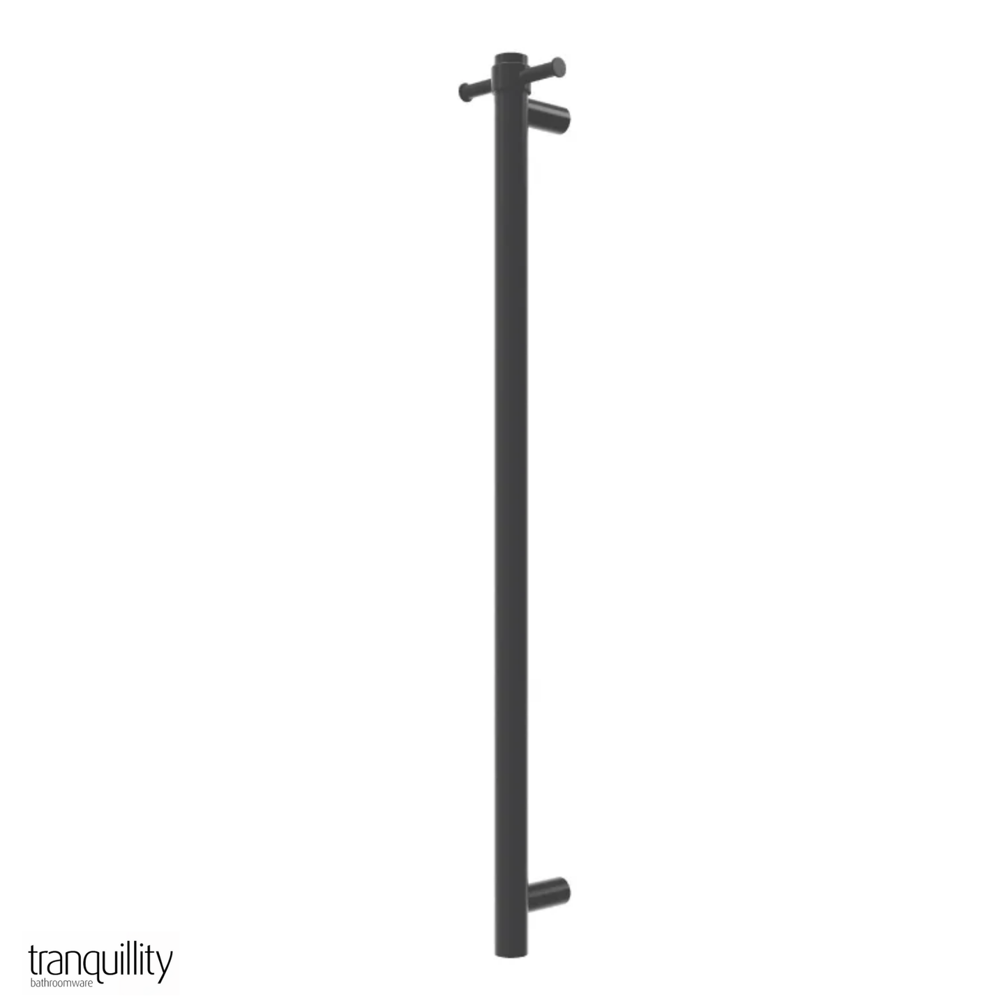 Round Vertical Heated Towel Bar 1000mm - 6 Colour Options